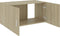 vidaXL - Hangkast - 80x39x40 - cm - spaanplaat - sonoma - eikenkleurig