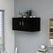 vidaXL - Hangkast - 80x39x40 - cm - spaanplaat - zwart