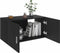 vidaXL - Hangkast - 80x39x40 - cm - spaanplaat - zwart