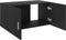 vidaXL - Hangkast - 80x39x40 - cm - spaanplaat - zwart