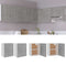 vidaXL - Hangkasten - 2 - st - 50x31x60 - cm - bewerkt - hout - betongrijs