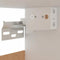 vidaXL - Hangkasten - 2 - st - 50x31x60 - cm - bewerkt - hout - wit