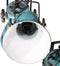 vidaXL Hanglamp 25 W E27 30x30x100 cm verweerd blauw