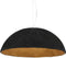 vidaXL Hanglamp E27 Ø70 cm zwart en goud