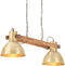 vidaXL Hanglamp industrieel 25 W E27 109 cm messingkleurig