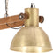 vidaXL Hanglamp industrieel 25 W E27 109 cm messingkleurig