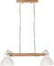 vidaXL Hanglamp industrieel 25 W E27 109 cm wit