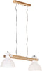 vidaXL Hanglamp industrieel 25 W E27 109 cm wit