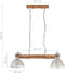 vidaXL Hanglamp industrieel 25 W E27 109 cm zilverkleurig