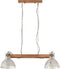 vidaXL Hanglamp industrieel 25 W E27 109 cm zilverkleurig