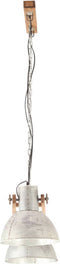 vidaXL Hanglamp industrieel 25 W E27 109 cm zilverkleurig