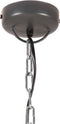 vidaXL Hanglamp industrieel E27 35 cm ijzer en massief hout grijs