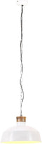 vidaXL Hanglamp industrieel E27 42 cm wit