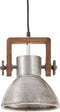 vidaXL Hanglamp industrieel rond 25 W E27 19 cm zilverkleurig