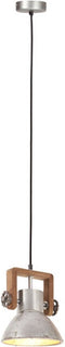 vidaXL Hanglamp industrieel rond 25 W E27 19 cm zilverkleurig