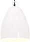 vidaXL Hanglamp industrieel rond 25 W E27 32 cm wit