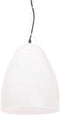 vidaXL Hanglamp industrieel rond 25 W E27 32 cm wit