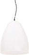 vidaXL Hanglamp industrieel rond 25 W E27 32 cm wit