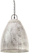 vidaXL Hanglamp industrieel rond 25 W E27 32 cm zilverkleurig