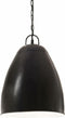 vidaXL Hanglamp industrieel rond 25 W E27 32 cm zwart