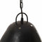 vidaXL Hanglamp industrieel rond 25 W E27 32 cm zwart