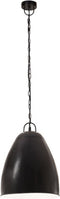 vidaXL Hanglamp industrieel rond 25 W E27 32 cm zwart