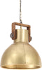 vidaXL Hanglamp industrieel rond 25 W E27 40 cm messingkleurig