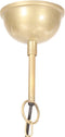 vidaXL Hanglamp industrieel rond 25 W E27 40 cm messingkleurig
