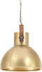 vidaXL Hanglamp industrieel rond 25 W E27 40 cm messingkleurig