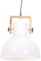 vidaXL Hanglamp industrieel rond 25 W E27 40 cm wit