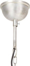 vidaXL Hanglamp industrieel rond 25 W E27 40 cm zilverkleurig