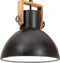 vidaXL Hanglamp industrieel rond 25 W E27 40 cm zwart