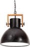 vidaXL Hanglamp industrieel rond 25 W E27 40 cm zwart