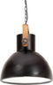 vidaXL Hanglamp industrieel rond 25 W E27 40 cm zwart