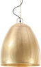 vidaXL Hanglamp industrieel rond 25 W E27 42 cm messingkleurig