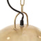 vidaXL Hanglamp industrieel rond 25 W E27 42 cm messingkleurig