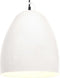 vidaXL Hanglamp industrieel rond 25 W E27 42 cm wit