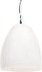 vidaXL Hanglamp industrieel rond 25 W E27 42 cm wit