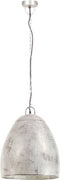 vidaXL Hanglamp industrieel rond 25 W E27 42 cm zilverkleurig
