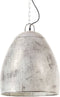vidaXL Hanglamp industrieel rond 25 W E27 42 cm zilverkleurig