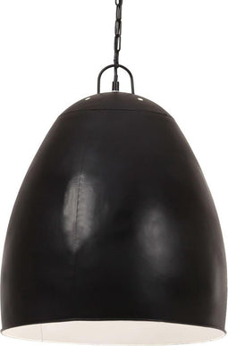 vidaXL Hanglamp industrieel rond 25 W E27 42 cm zwart