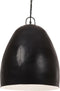 vidaXL Hanglamp industrieel rond 25 W E27 42 cm zwart