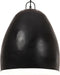 vidaXL Hanglamp industrieel rond 25 W E27 42 cm zwart