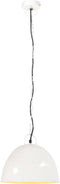 vidaXL Hanglamp industrieel vintage rond 25 W E27 31 cm wit