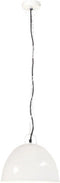 vidaXL Hanglamp industrieel vintage rond 25 W E27 31 cm wit