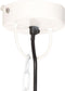 vidaXL Hanglamp industrieel vintage rond 25 W E27 31 cm wit