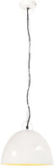vidaXL Hanglamp industrieel vintage rond 25 W E27 31 cm wit
