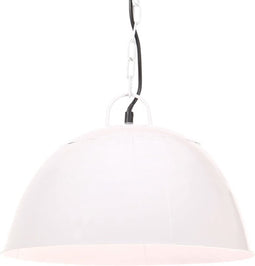vidaXL Hanglamp industrieel vintage rond 25 W E27 41 cm wit