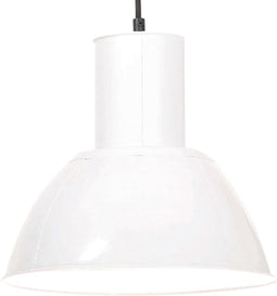 vidaXL Hanglamp rond 25 W E27 28.5 cm wit