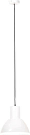 vidaXL Hanglamp rond 25 W E27 28.5 cm wit